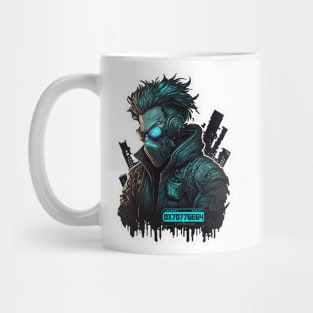 cyberpunk hackers Mug